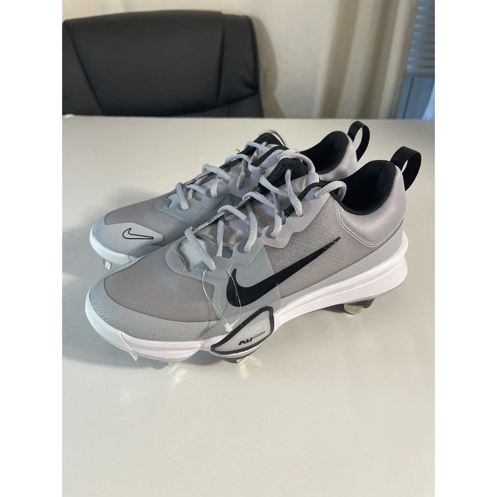 Nike Force Zoom Trout 9 Men's Pro Baseball Cleats Size 7 Gray New